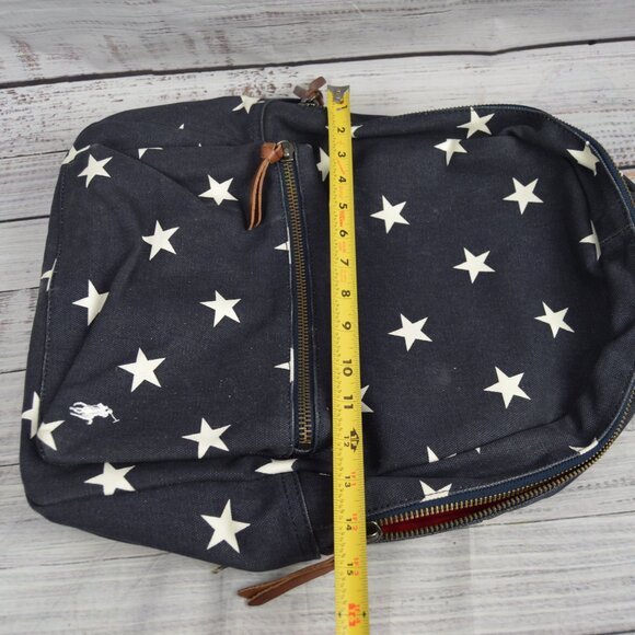 Polo Ralph Lauren Navy Blue Stars USA Backpack Rucksack NWT RARE - Picture 11 of 16